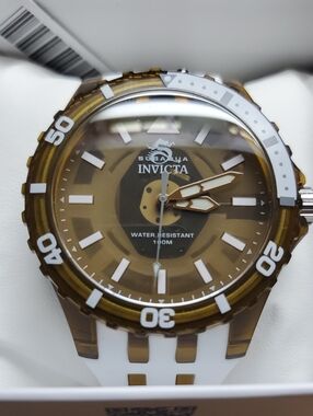 Invicta Men’s Swim Watch Brown and White Subaqua Style